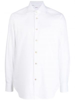 Bavlnená košeľa Kiton biela