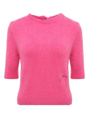 Пуловер Ganni розовый