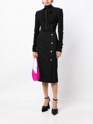 Vlněné pouzdrová sukně Nina Ricci