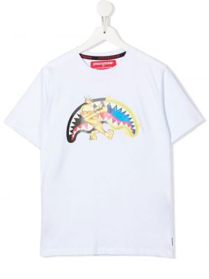 T-shirt för tjejer Sprayground Kid vit