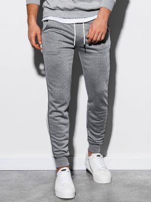 Sportovní kalhoty Ombre Clothing šedé