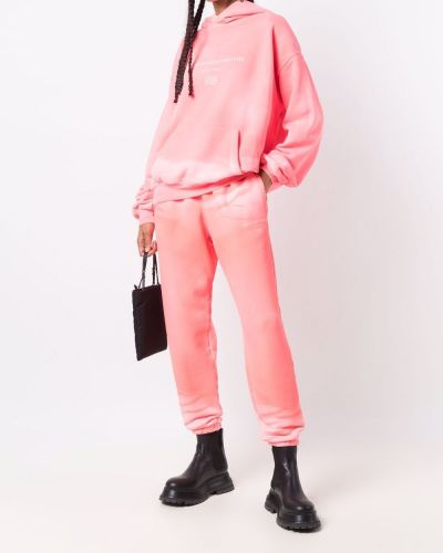 Sudadera con capucha oversized Alexander Wang rosa