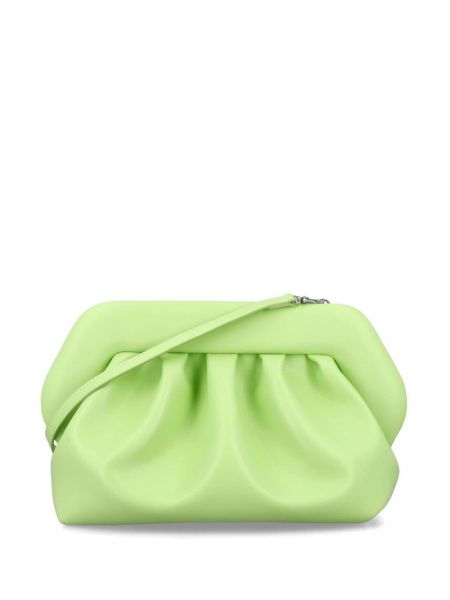 Usnjena pisemska torbica Themoirè zelena