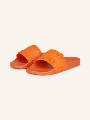 Pantofle Santoni oranžové