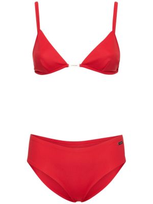 Bikini en jersey Ferragamo rouge