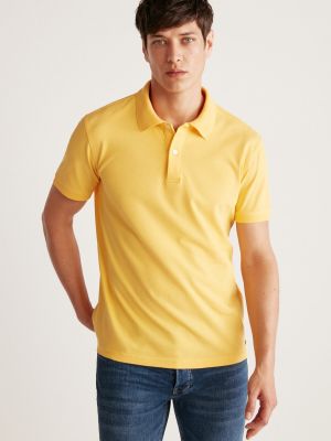 Поло тениска Grimelange жълто