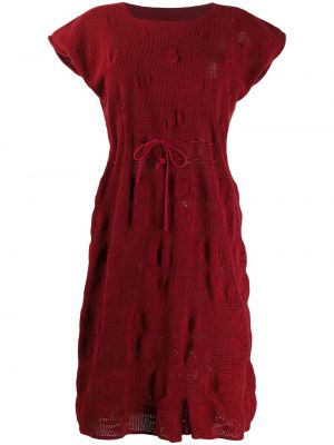 Vestido de punto A.n.g.e.l.o. Vintage Cult rojo