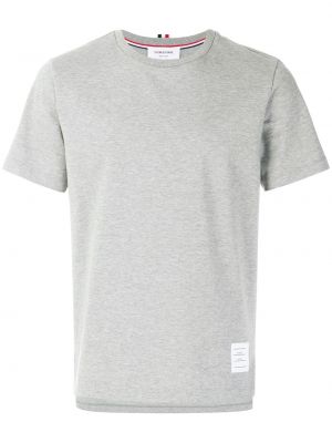 Voľná košeľa Thom Browne sivá