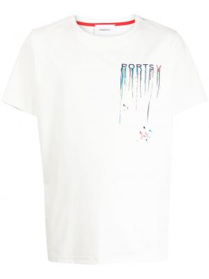 T-shirt Ports V blanc