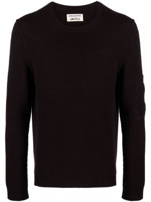 Džemper od kašmira Zadig&voltaire ljubičasta