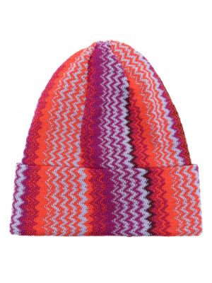 Pletený čepice Missoni růžový