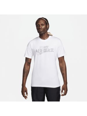 T-shirt avec manches courtes Nike blanc