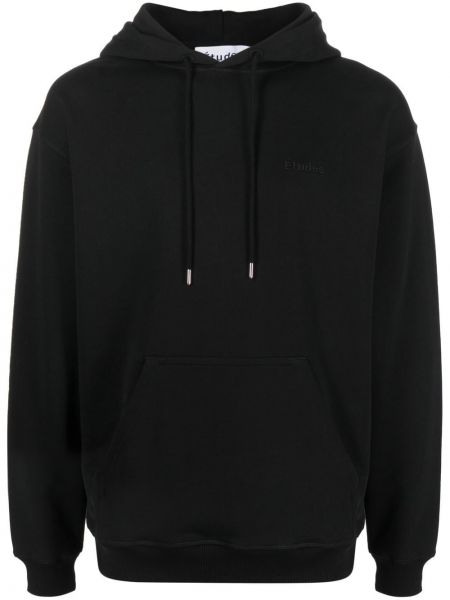 Siuvinėtas džemperis su gobtuvu Etudes juoda