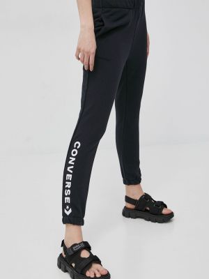 Converse melegítőnadrág fekete, női, nyomott mintás