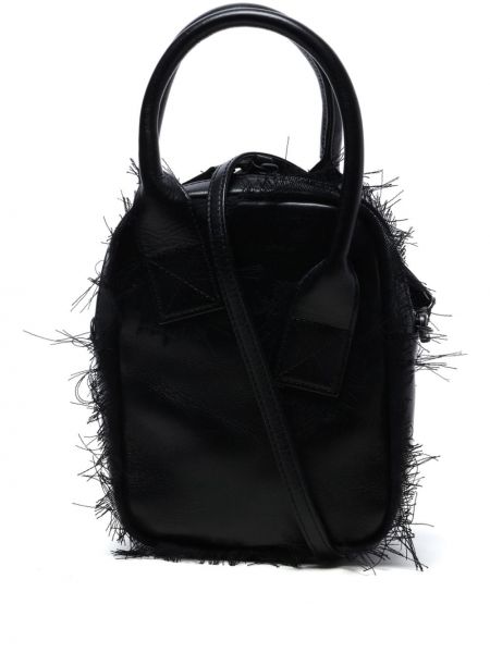 Kožená nákupná taška Y's čierna