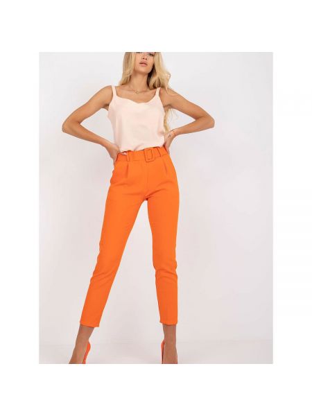 Kalhoty Italy Moda oranžové