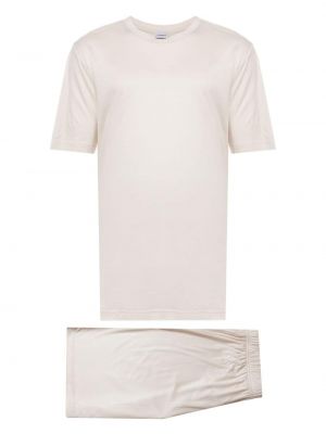 Μπλούζα lyocell με στρογγυλή λαιμόκοψη Zimmerli λευκό
