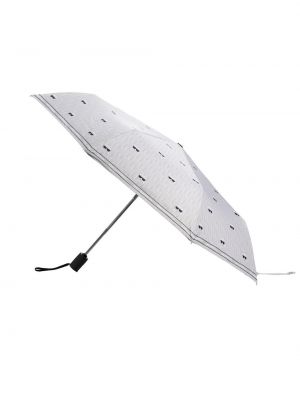 Regenschirm mit print Karl Lagerfeld grau