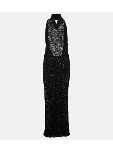 Платье из джерси Alexandre Vauthier черное