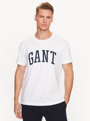 Tricou Gant alb