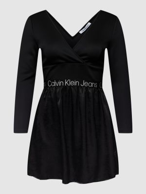 Sukienka mini Calvin Klein Jeans Plus czarna