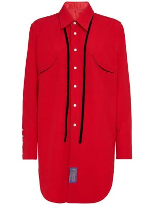 Camisa de lana Maison Margiela rojo