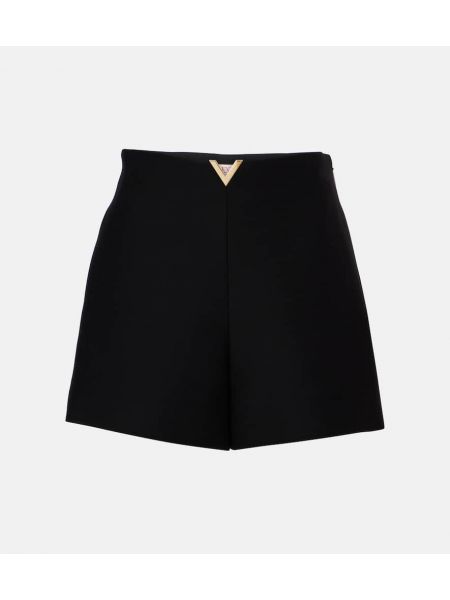 Crepe shorts Valentino svart