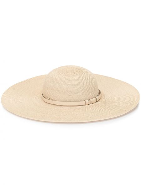 Sombrero con trenzado Discord Yohji Yamamoto beige