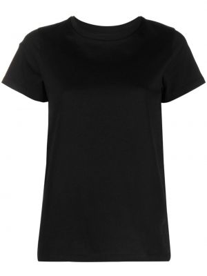 Kokvilnas t-krekls A.p.c. melns
