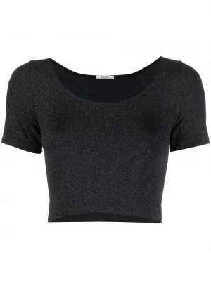 Crop top Wolford svart