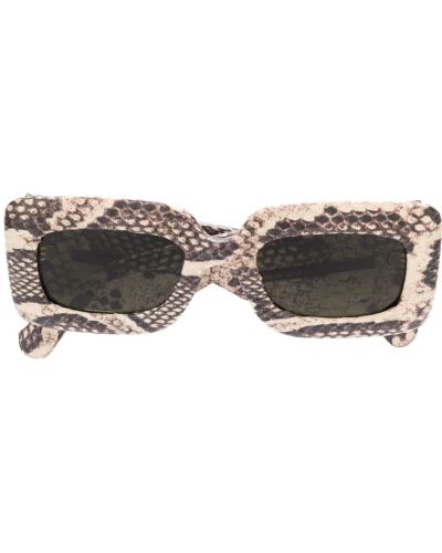 Gafas de sol de estampado de serpiente Gucci Eyewear gris