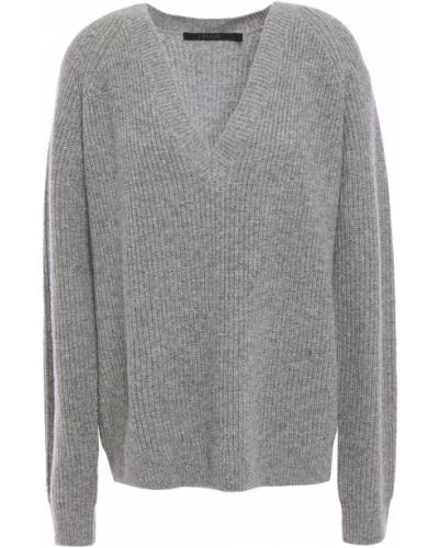 Шерстяной свитер J Brand, серый