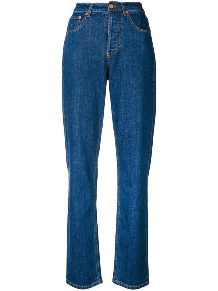 High waist straight jeans Philosophy Di Lorenzo Serafini blau