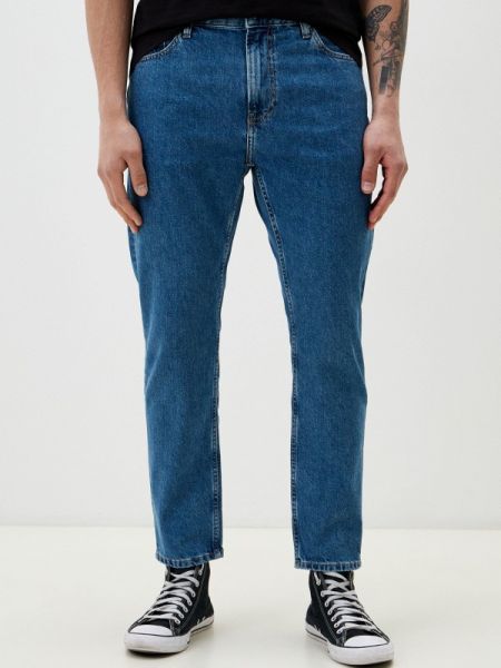 Прямые джинсы Calvin Klein Jeans синие
