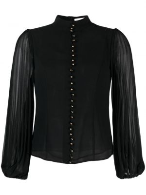 Прозрачна блуза Zimmermann черно