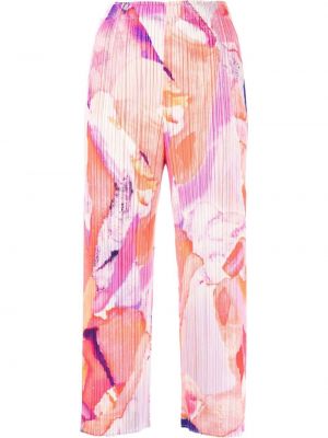 Plissert bukser med rette ben Pleats Please Issey Miyake rosa