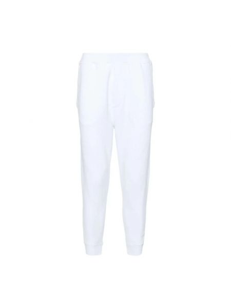 Białe spodnie sportowe Dsquared2