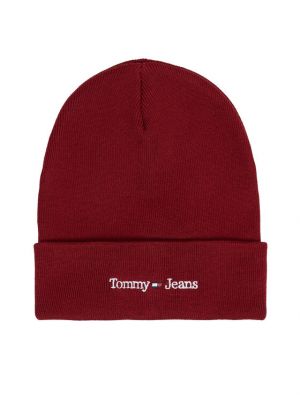 Čepice Tommy Jeans fialový