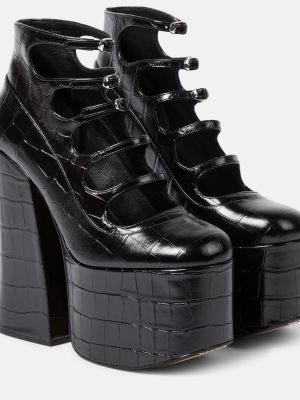 Leder ankle boots Marc Jacobs schwarz