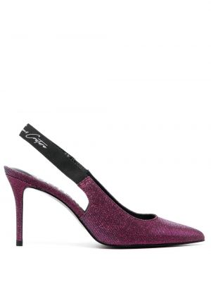 Полуотворени обувки Versace Jeans Couture розово