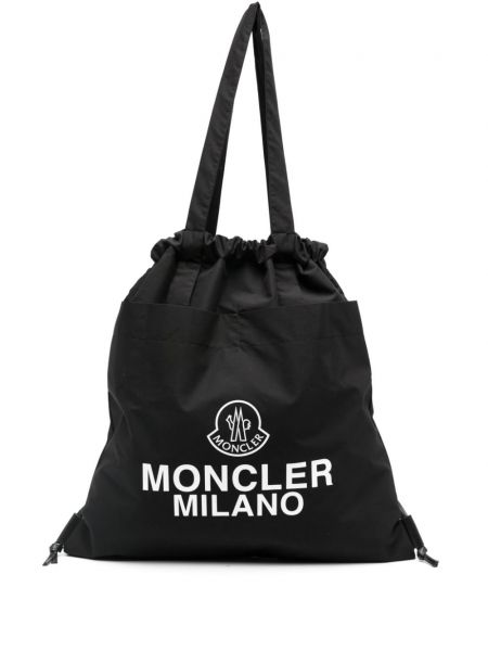 Nákupná taška Moncler čierna