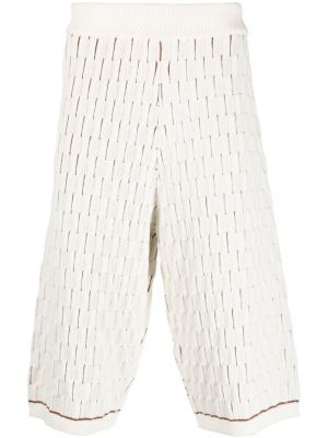Reverzibilne kratke hlače Wales Bonner bela