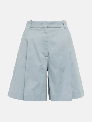 Pantalones cortos de lino de algodón Joseph azul