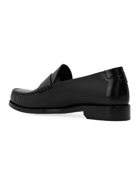 Loafers de cuero Saint Laurent negro