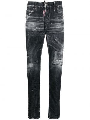 Slim fit skinny džíny s oděrkami Dsquared2