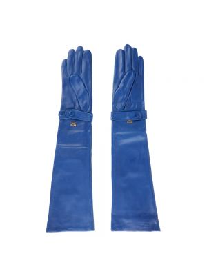 Rękawiczki Cavalli Class niebieskie