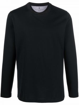 Långärmad t-shirt Brunello Cucinelli svart