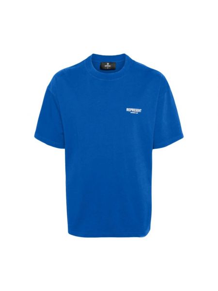 Jersey t-shirt mit print Represent blau