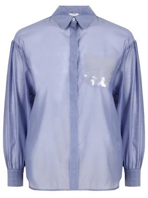 Рубашка Peserico фиолетовая