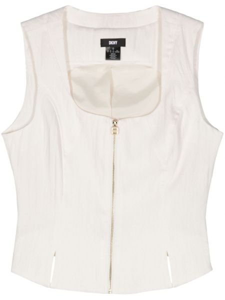 Tank top vetoketjulla Dkny